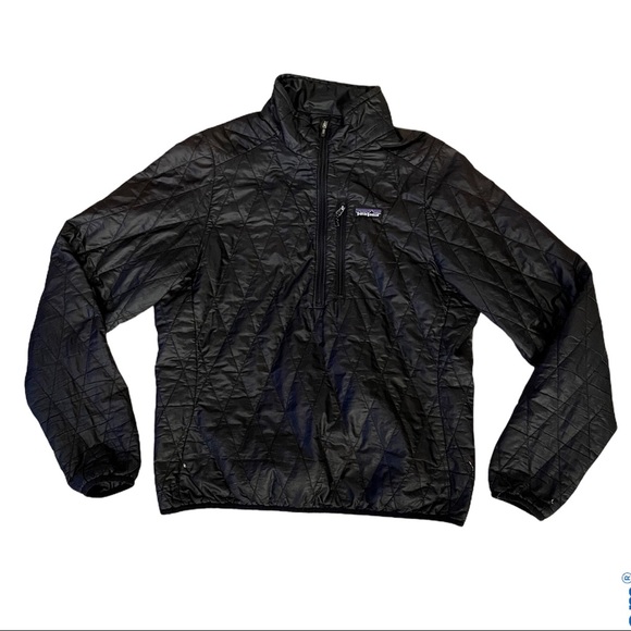🚨SOLD🚨Patagonia Black Quarter Zip Nano Puffer - Picture 5 of 11
